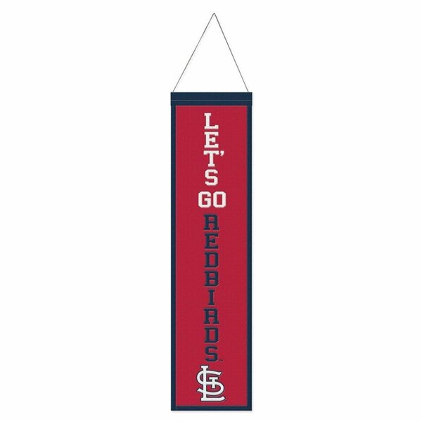 Tokens 8 x 32 in. St. Louis Cardinals Wool Heritage Slogan Design Banner TO2824713